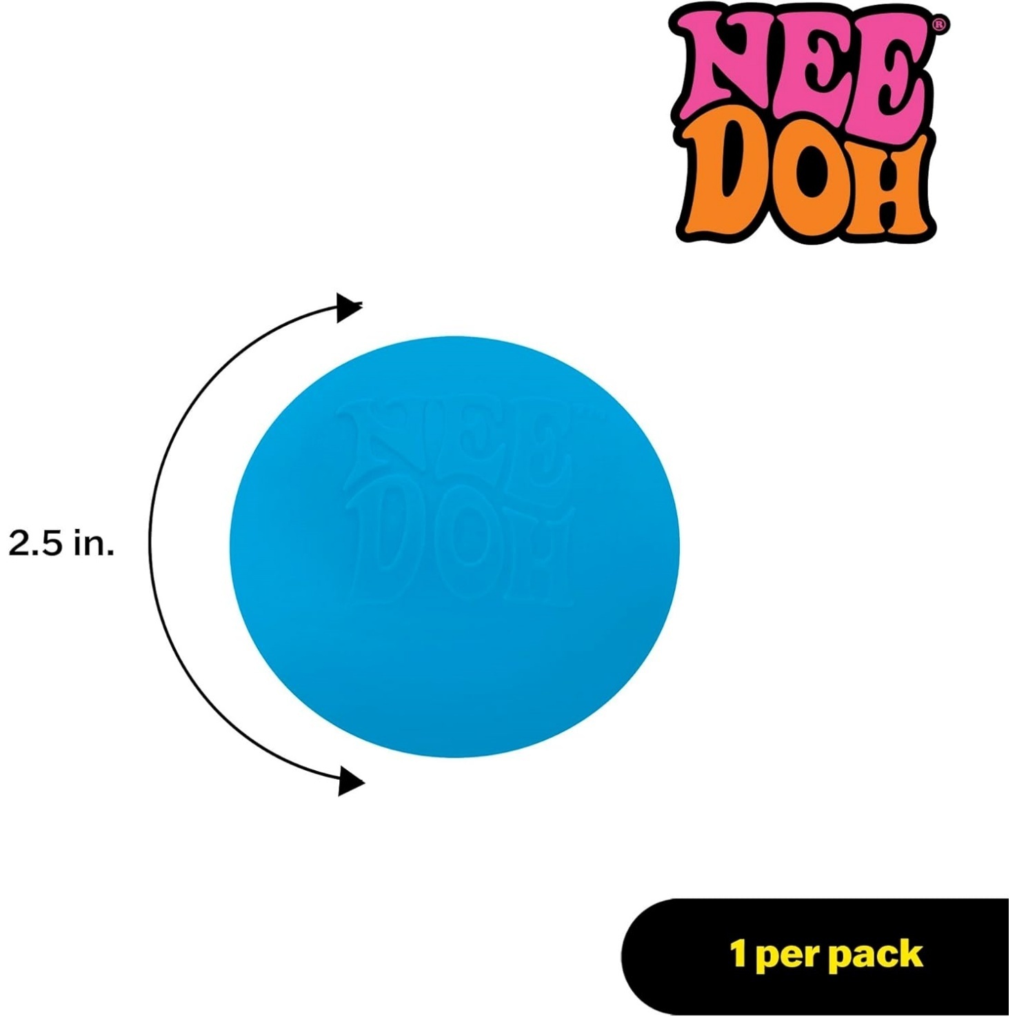 NeeDoh Original Sensory Ball - Blue - Image 5