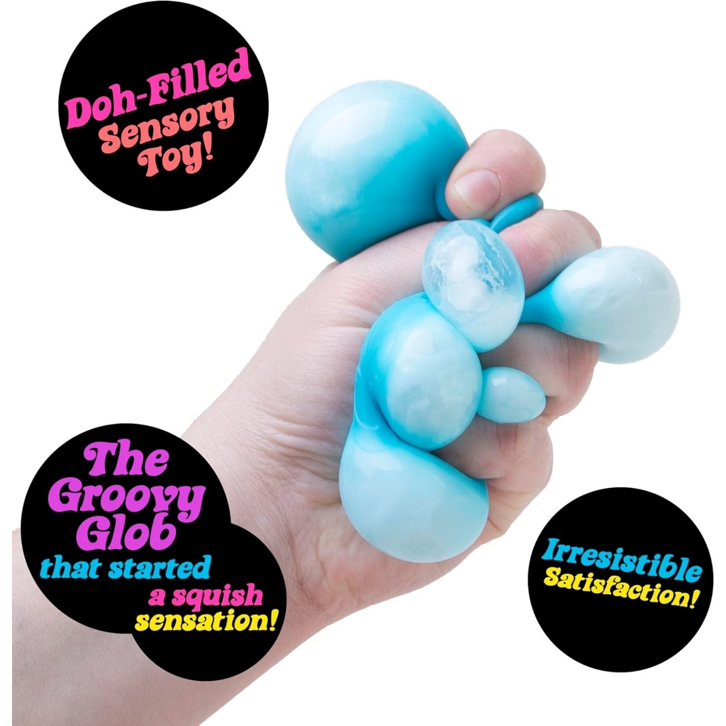 NeeDoh Original Sensory Ball - Blue - Image 10